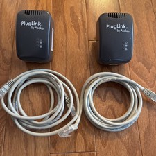 2 (1 Pair) PlugLink by Asoka PL9650-ETH Ethernet Adapters