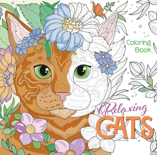 Relaxing Cats Colouring Book (Paperback Book)