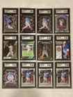 Lot Of (28) Wander Franco RC Panini Donruss Optic Chronicles Prizm SGC 9 - 10