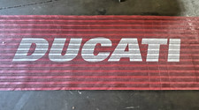 Ducati Motorcycle Nylon Banner Sign Large Format Garage Display Trimmable