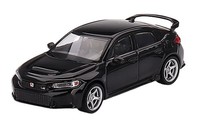 Tsm-Models 585 Honda Civic Type R Schwarz 2023 (Lhd) Advan Gt Wheel -Minigt 1:64