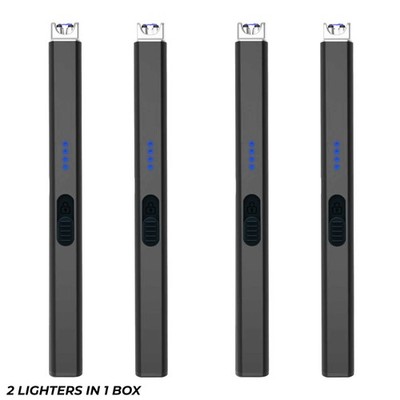 FIGHTSENSE (2PC) Electric Candle Lighter USB Rechargeable Windproof Plasma