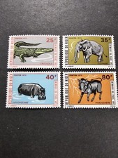 TIMBRE NIGER ANIMAUX FAUNE N°277/279 NEUF SANS GOMME 1973