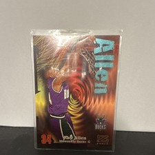 1997-98 SkyBox Z-Force Ray Allen #34 Milwaukee Bucks NBA Card