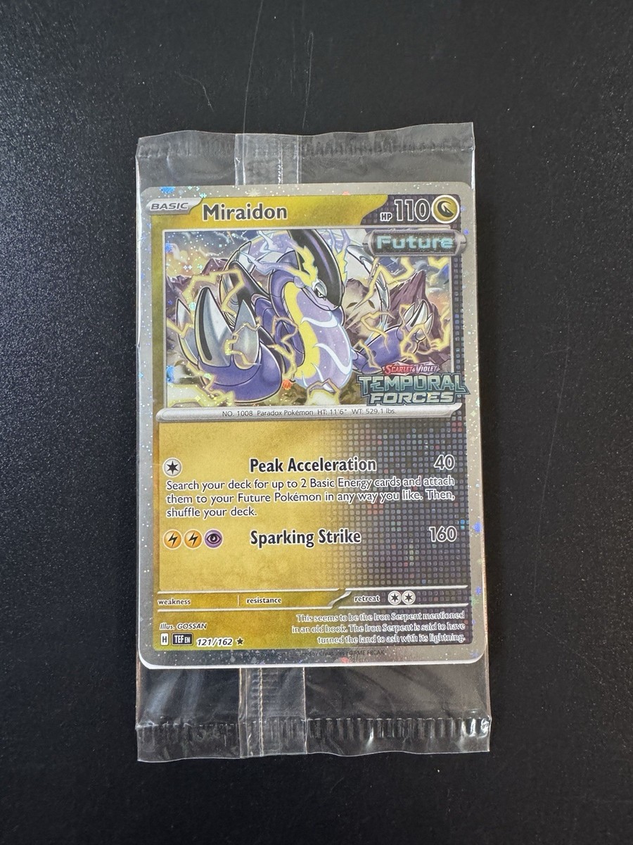 Pokmon TCG Miraidon 121/162 Temporal Forces Stamped Best Buy Promo Sealed  NM | eBay