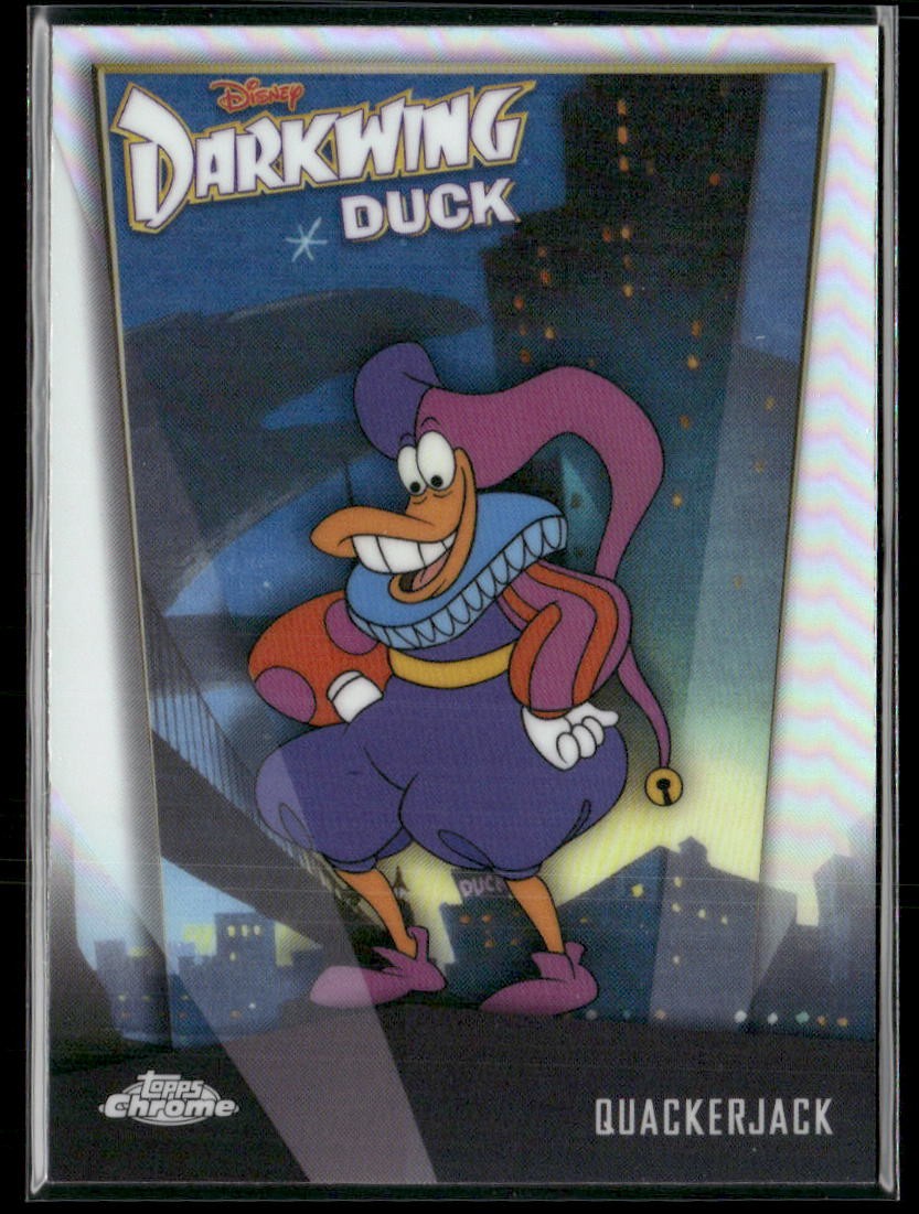 2026 Topps Chrome Disney #DD-9 Quackerjack Darkwing Duck 35th Anniversary