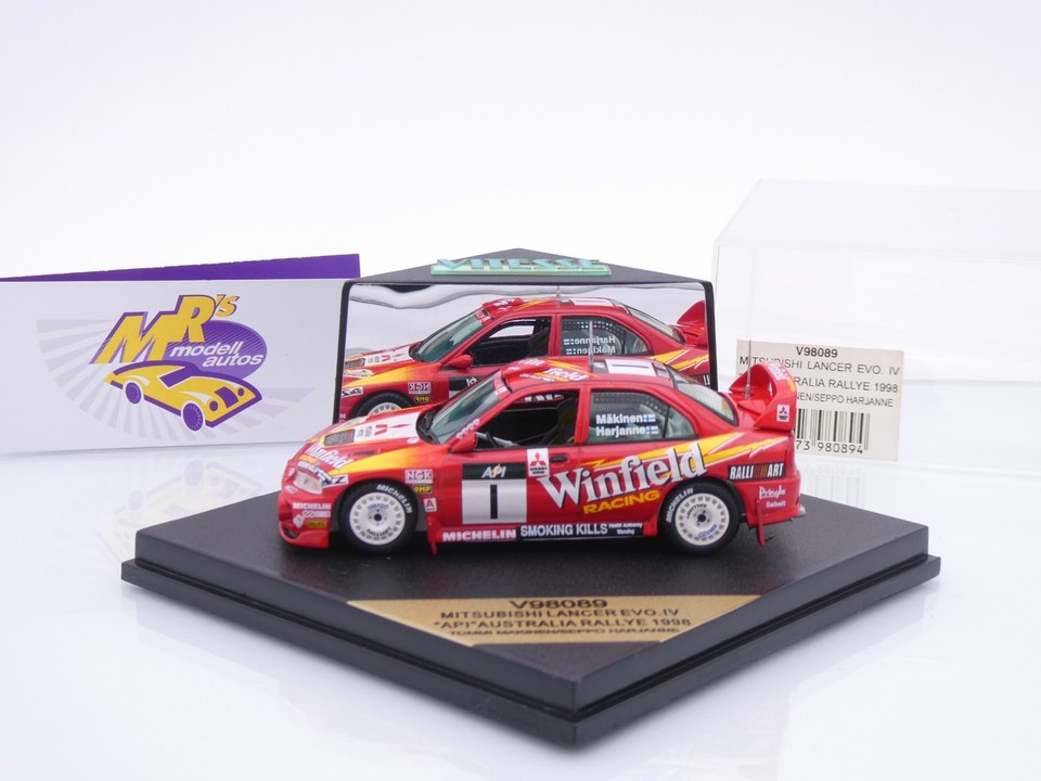 Mitsubishi Lancer Evo V Winfield 1998 1/43
