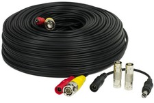 150 Feet Pre-Made All-in-One Siamese BNC Video and Power CCTV Security Camera...