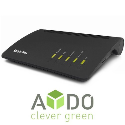 AVM FRITZBox 7530 International DSL VDSL Modem 4-Port Gigabit WLAN Router Black