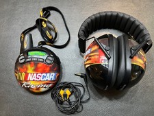 NASCAR ProScan 100 Scanner Radio w/Earbuds  Noise Reduction Ear Muffs