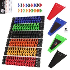 22-Piece Socket & Magnetic Wrench Organizer Set, 1/4 in, 3/8 in, 1/2 in Drive...