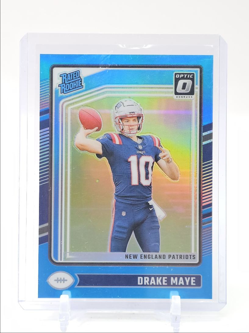 DRAKE MAYE 2024 DONRUSS OPTIC RATED ROOKIE AQUA PRIZM #229 RC /299 Q2889