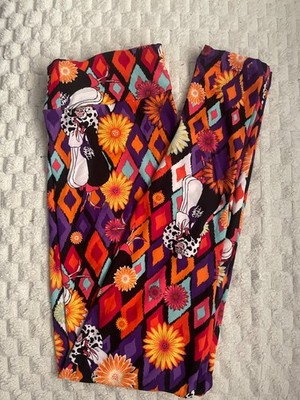 New LuLaRoe Disney Villain Cruella De Ville Leggings OS One Size Unicorn