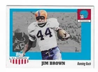 2005 Topps All-American Football Jim Brown Card #25