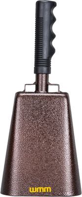 12 Inch Steel Cowbell with Handle Cheering Bell for Sports Events Large Solid Sc