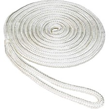 SeaSense Double Braid Dockline Nylon 3/8" x 20' White