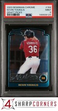 2003 BOWMAN CHROME DRAFT PICKS #164 KEVIN YOUKILIS RC PSA 9