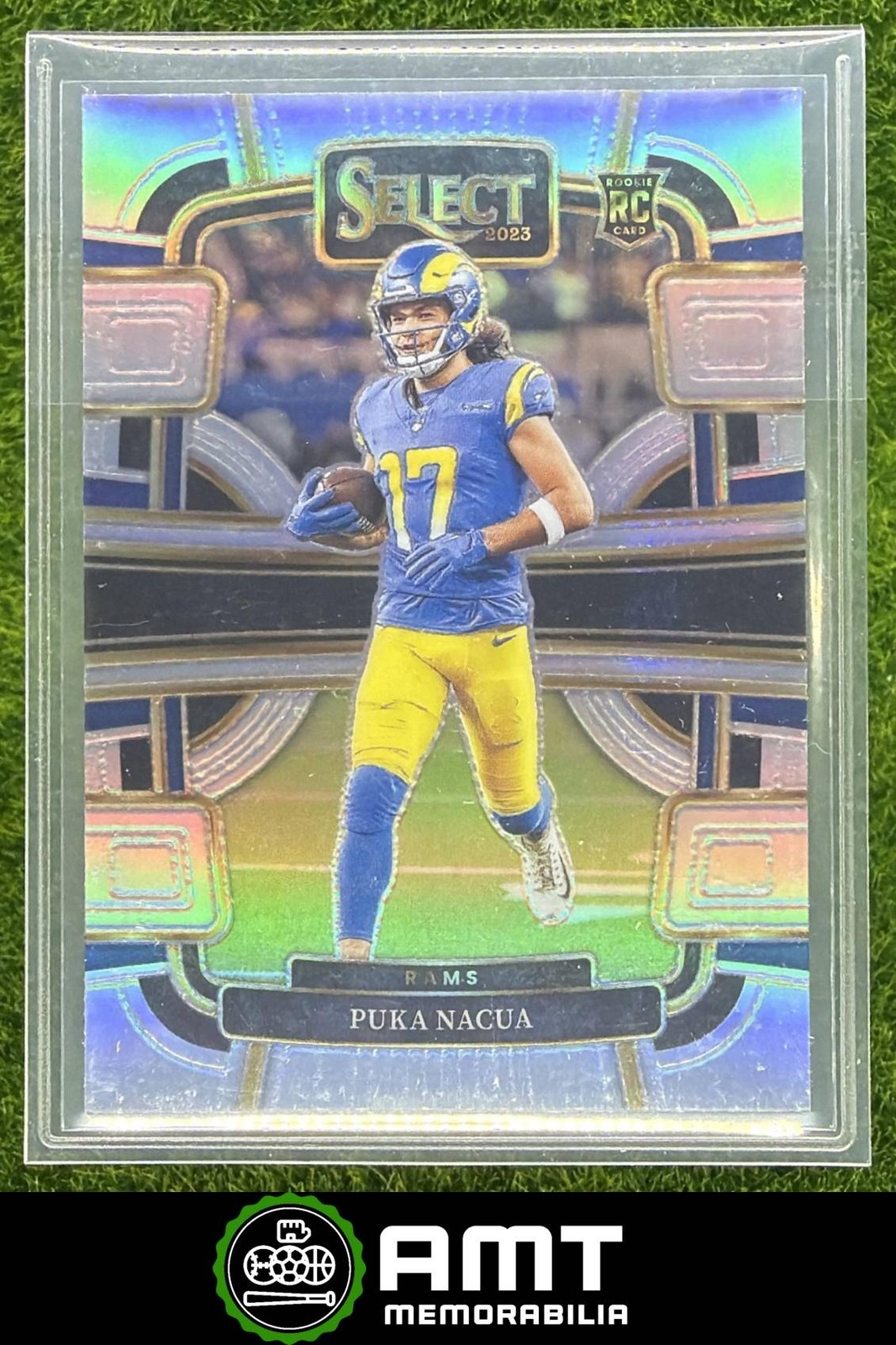 Puka Nacua RC 2023 Panini Select Silver Prizms Los Angeles Rams #56