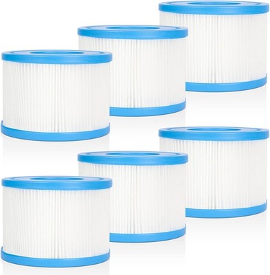 Future Way Hot Tub Filter for Intex PureSpa Type S1 29001E 28403E 28407E, 6 Pack