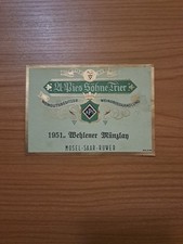 ☆☆Getränke, Weinetikett, Weingut Pies Söhne Trier, Mosel Saar Ruwer☆☆