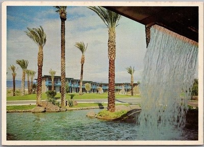 Lake Havasu City, Arizona Postcard Rooftop Falls at Beautiful LAKE HAVASU HOTEL