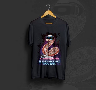 T-Shirt Premium Hognose Park Playstation Design Schlange Snake 100%Baumwolle