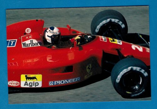 F1 Rennpostkarte ~ Ferrari 642 - 1991 Saison: Alain Prost - Niccolini aus Italien - Bild 1 von 1