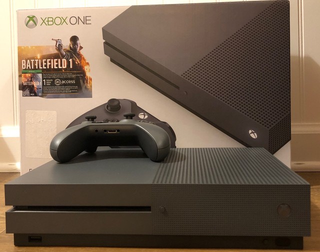 Microsoft Xbox One S Battlefield 1 Storm Gray Special Edition Bundle