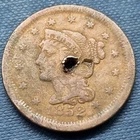 1852 Large Cent — photo from another recent sale