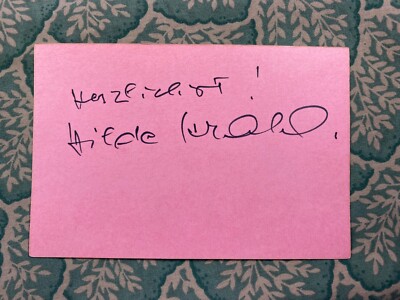 Hilde Krahl - Das Glas Wasser - No Greater Love - Liebe '47 - Autographed 1975