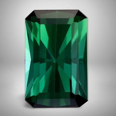 Green Tourmaline Octagon Cut Gemstone 3 Cts - 9 mm AAA+ Precious Jewelry Gem