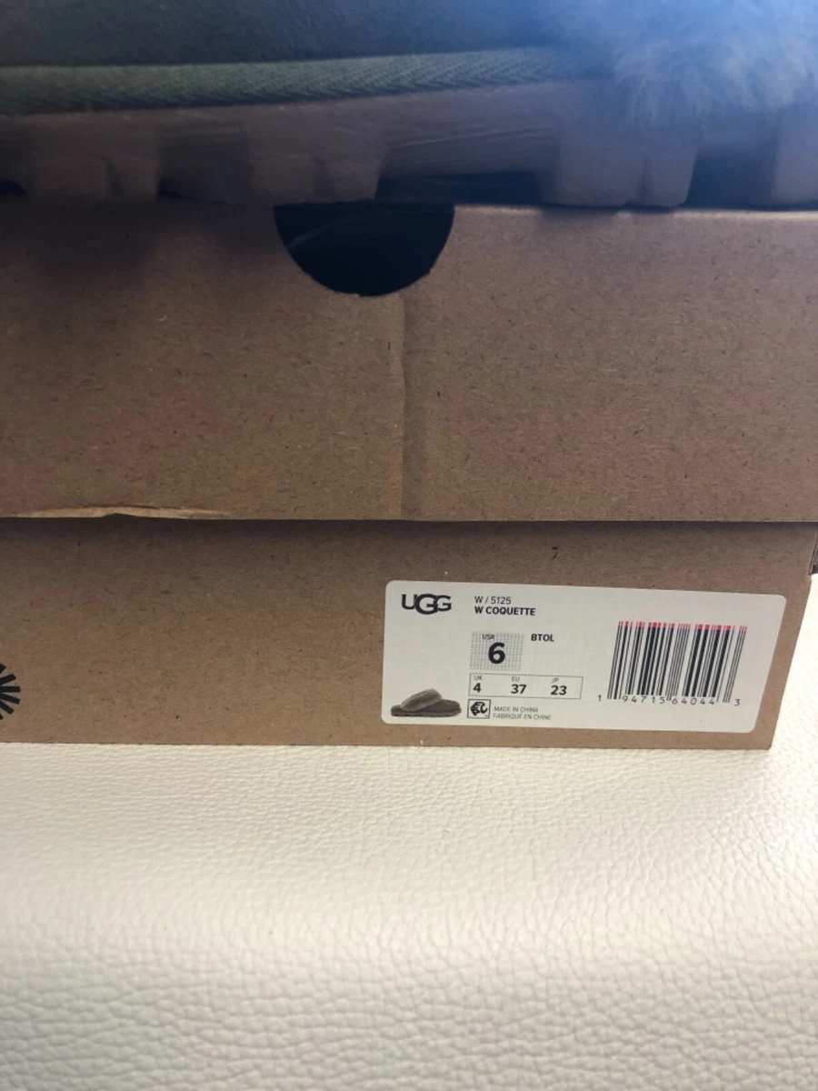 UGG Women’s Coquette Slipper 5125 BURNT OLIVE Sizes 6-10