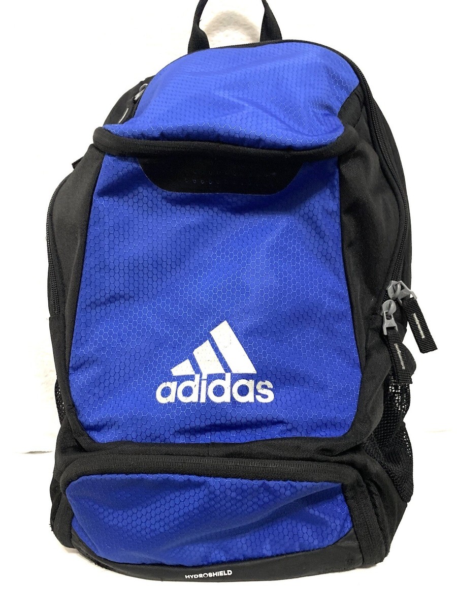 adidas adizero hydro backpack Adidas Hydroshield Blue Black Sports Backpack Shoes Ball Clothes Water  Bottles