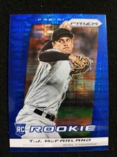 2013 Panini Prizm Refractor PARALLEL - T.J. McFarland - Baltimore RC Card No.212