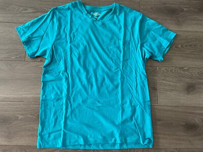 Men's T-Shirt by Identic * Size L Size 52/54 * Turquoise * with Pocket * NEW