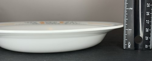 Vintage Corelle Apricot Grove Set Of 4 Rimmed Pasta Bowls 8.5” - GREAT - Picture 7 of 7