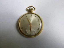 Excellent 1970s era Swiss Elgin 326 17 jewel pocket watch runs