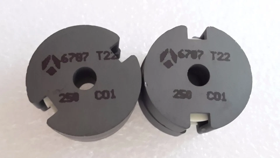 8x Ferrite Core Kit P22x13 POT2213 LCC THOMSON POT AL250 T22 + soil former - Image 2 of 4