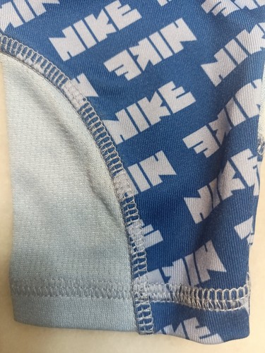 Nike Girls Dri-Fit Leggings Capri Blue pink size 6 Medium - Picture 4 of 5
