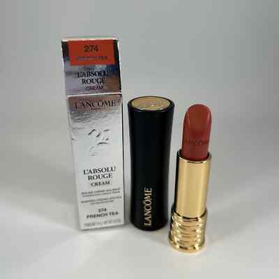 Lancome L'absolu Rouge Cream Lipstick - 274 French Tea - NIB!