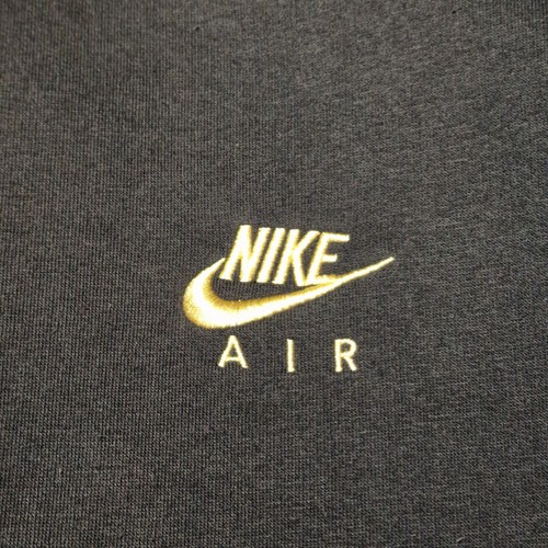 Nike Air Men's Sweatshirt Black Size XL Full Zip Vintage Embroidered Logo - Picture 5 of 10