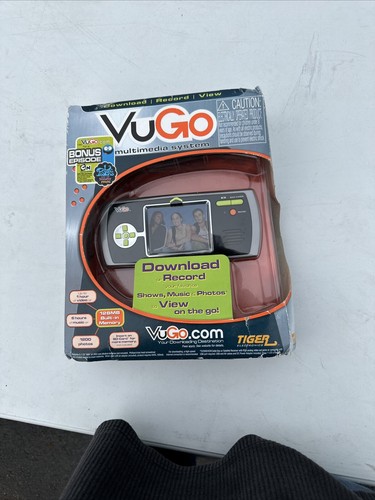 VuGo MULTIMEDIA System Handheld By TIger Electronics 2005 New Open Box - 第 1/2 張圖片