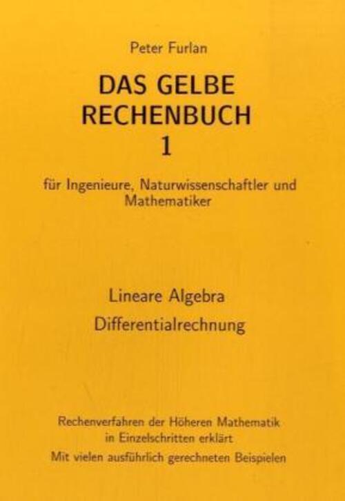 Thumbnail - Das Gelbe Rechenbuch 01. Lineare Algebra, Differentialrechnung | Peter