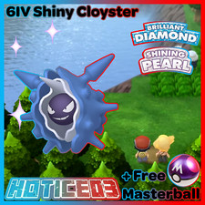 6IV Shiny Cloyster Pokemon Brilliant Diamond Shining Pearl
