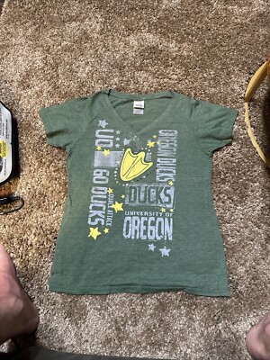 Oregon Ducks Creative Apparel Concepts Long Sleeve Shirt Women s Size Large