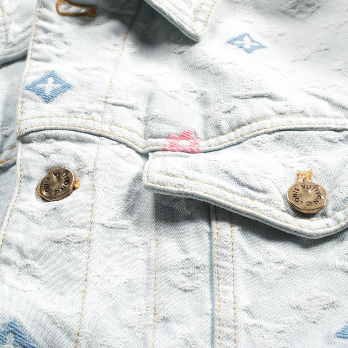 LOUIS VUITTON Tyler The Creator Denim Jacket RM242MM KCB LOUIS VUITTON Tyler The Creator Denim Jacket RM242MM KCB
