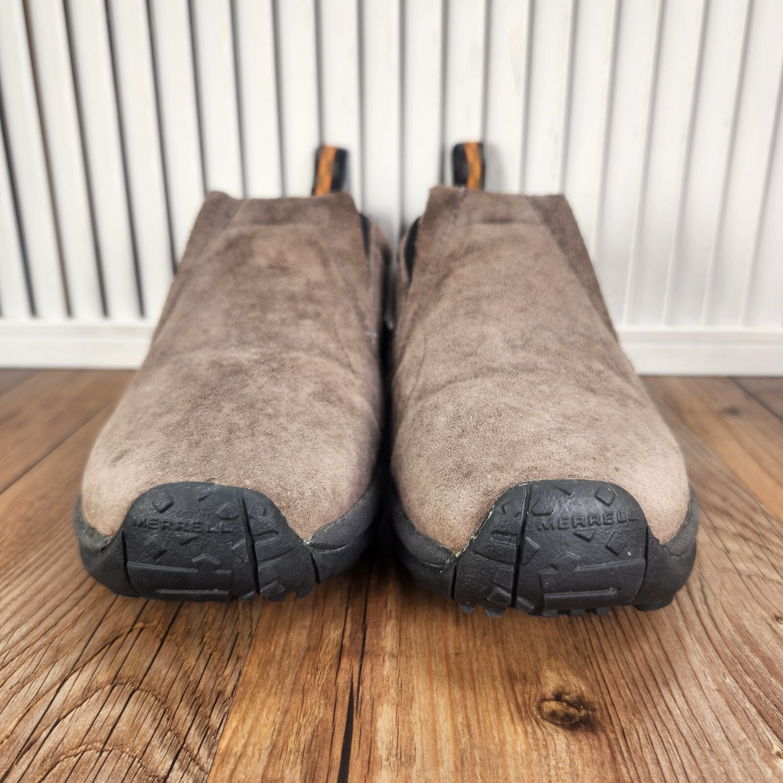 Scarpe da trail Merrell Jungle Moc Gunsmoke da donna 7 5 in camoscio marrone classiche