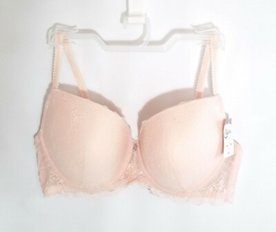 Cybele Womens 42D  Padded Rose Underwire Lace Bra 