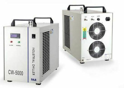 Refroidisseur d'eau industriel S&A CW-5000 DG 60 HZ 80 W/100 W soudage laser CNC - Photo 1/5