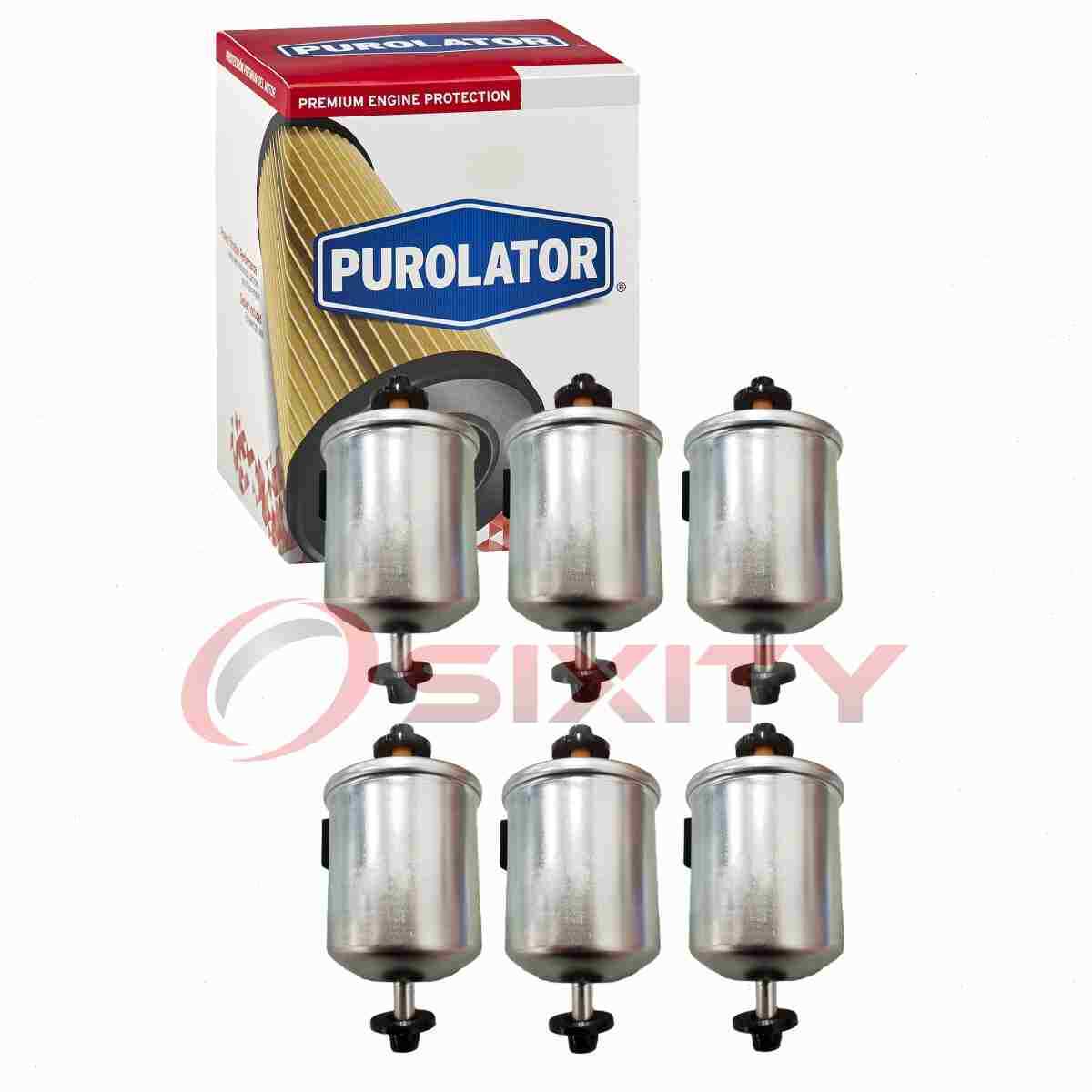 6 pc Purolator F43178 Fuel Filters for XF43178 WK 66 WG-4777 VG31 V3023 au